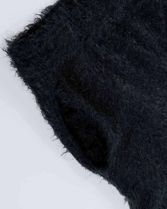 EE® Fuzzy Black Short | Eric Emanuel Shorts