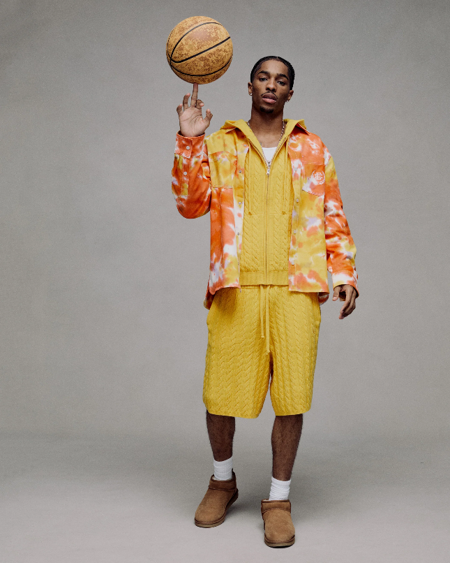 EE® Cable Knit Yellow Short | Eric Emanuel Shorts