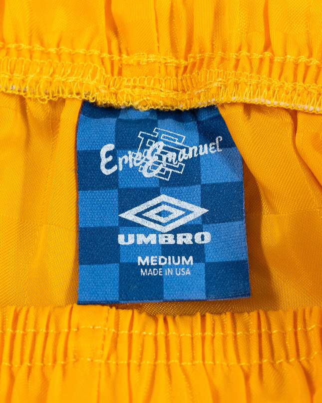 EE® Umbro Yellow Short | Eric Emanuel Shorts
