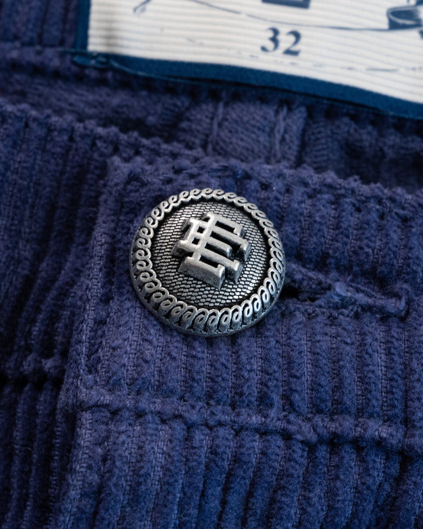 EE® Blue Corduroys | Eric Emanuel Pants