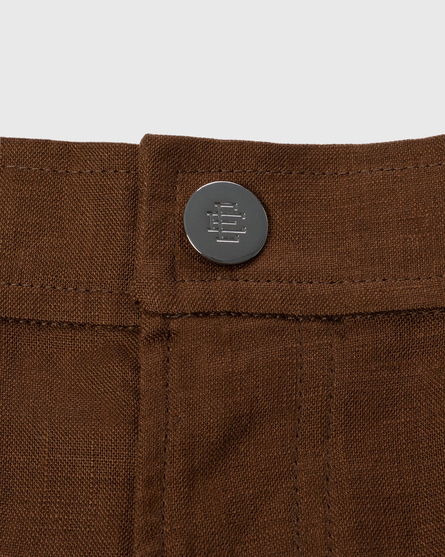 EE® Linen Brown Pants | Eric Emanuel Pants