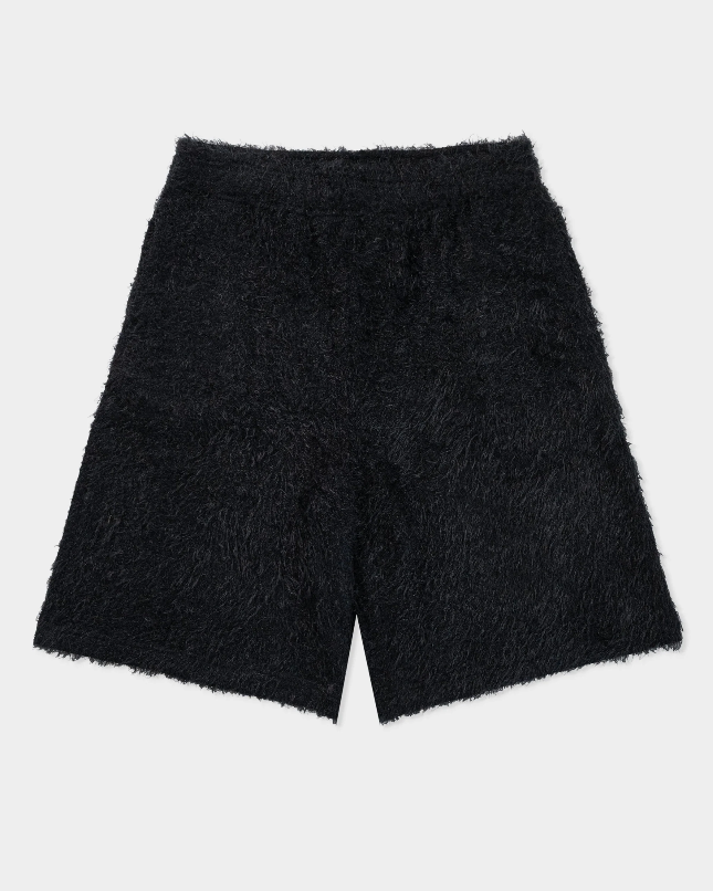 EE® Fuzzy Black Short | Eric Emanuel Shorts