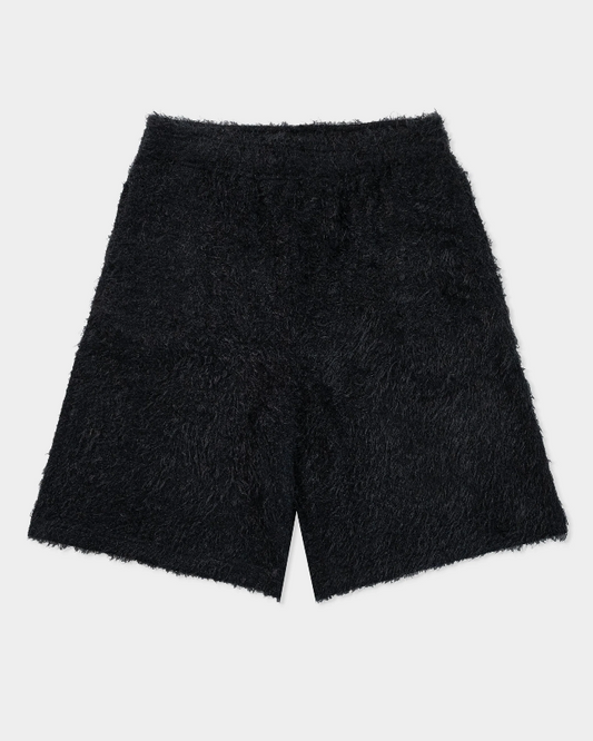 EE® Fuzzy Black Short | Eric Emanuel Shorts